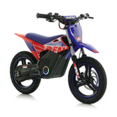 RFN Warrior SX-E700 Kids Electric MX Motocross Bike 14" Wheel - Blue/Red