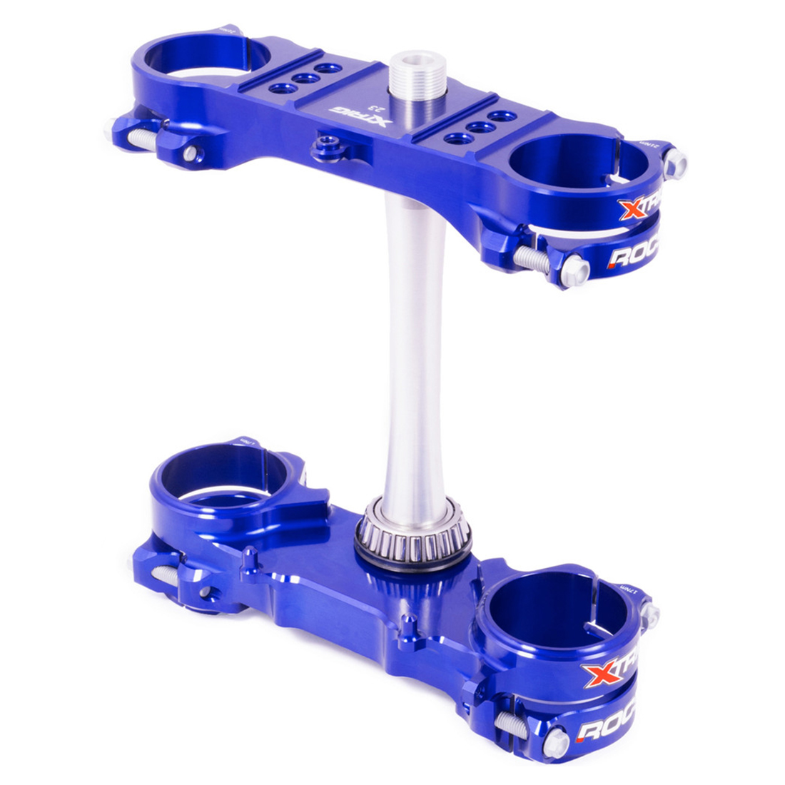 Yamaha YZF250 2012–2021 YZF450 2010–2015 XTRIG ROCS Tech Triple Clamp OS 22mm - Blue