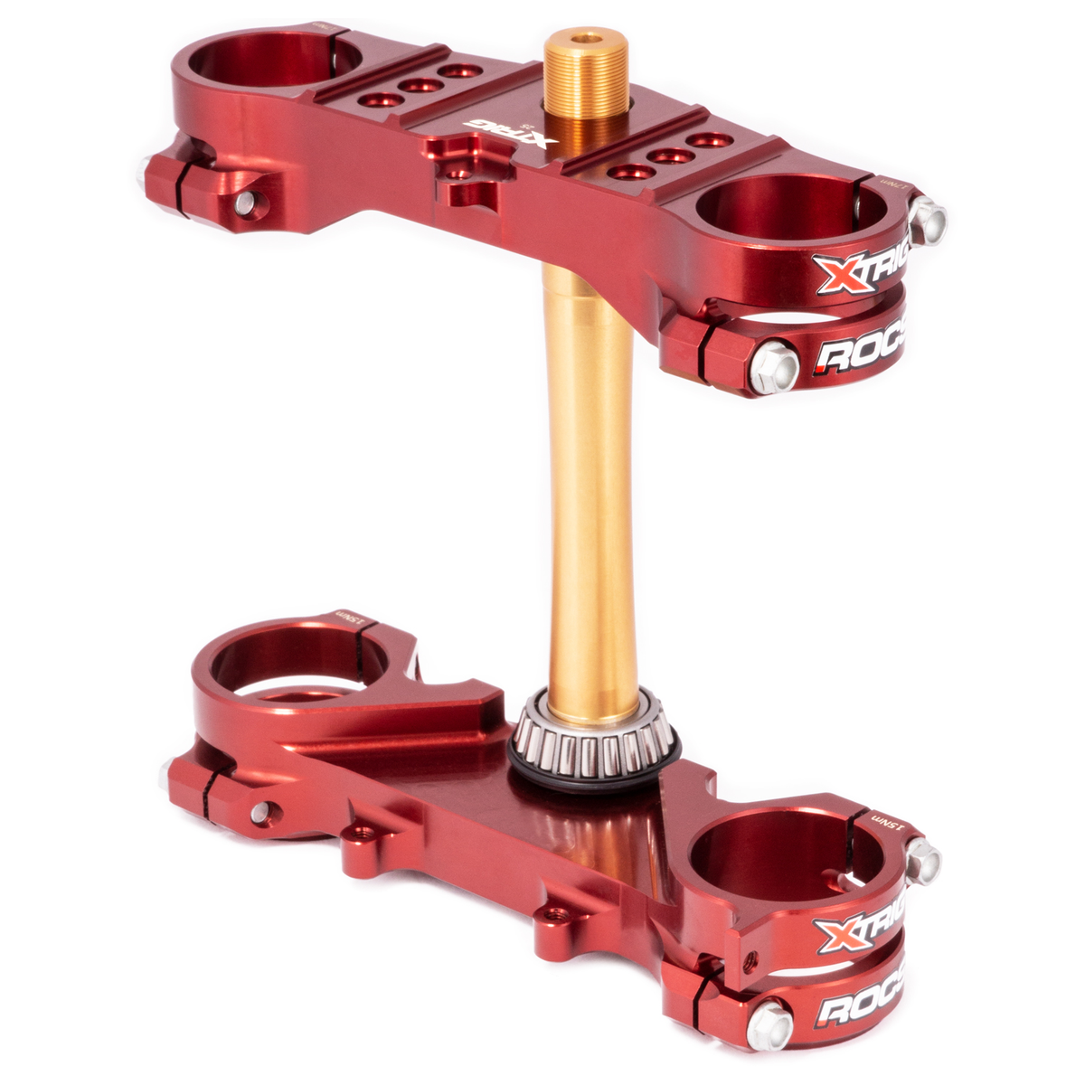 Yamaha YZ65 2018–2026 YZ85 2006–2026 XTRIG ROCS Tech Triple Clamp OS 25mm - Brown