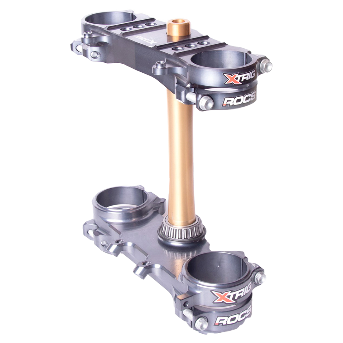 Suzuki RMZ250 2019–2025 RMZ450 2018–2025 XTRIG ROCS Tech Triple Clamp OS 21.5mm - Anthracite