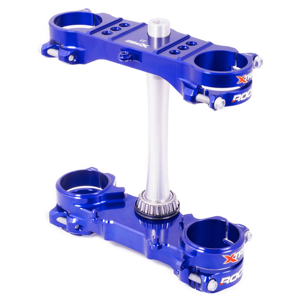 Husqvarna TE FE 2015–2023 TC FC 2014–2022 XTRIG ROCS Tech Triple Clamp OS 22mm - Blue