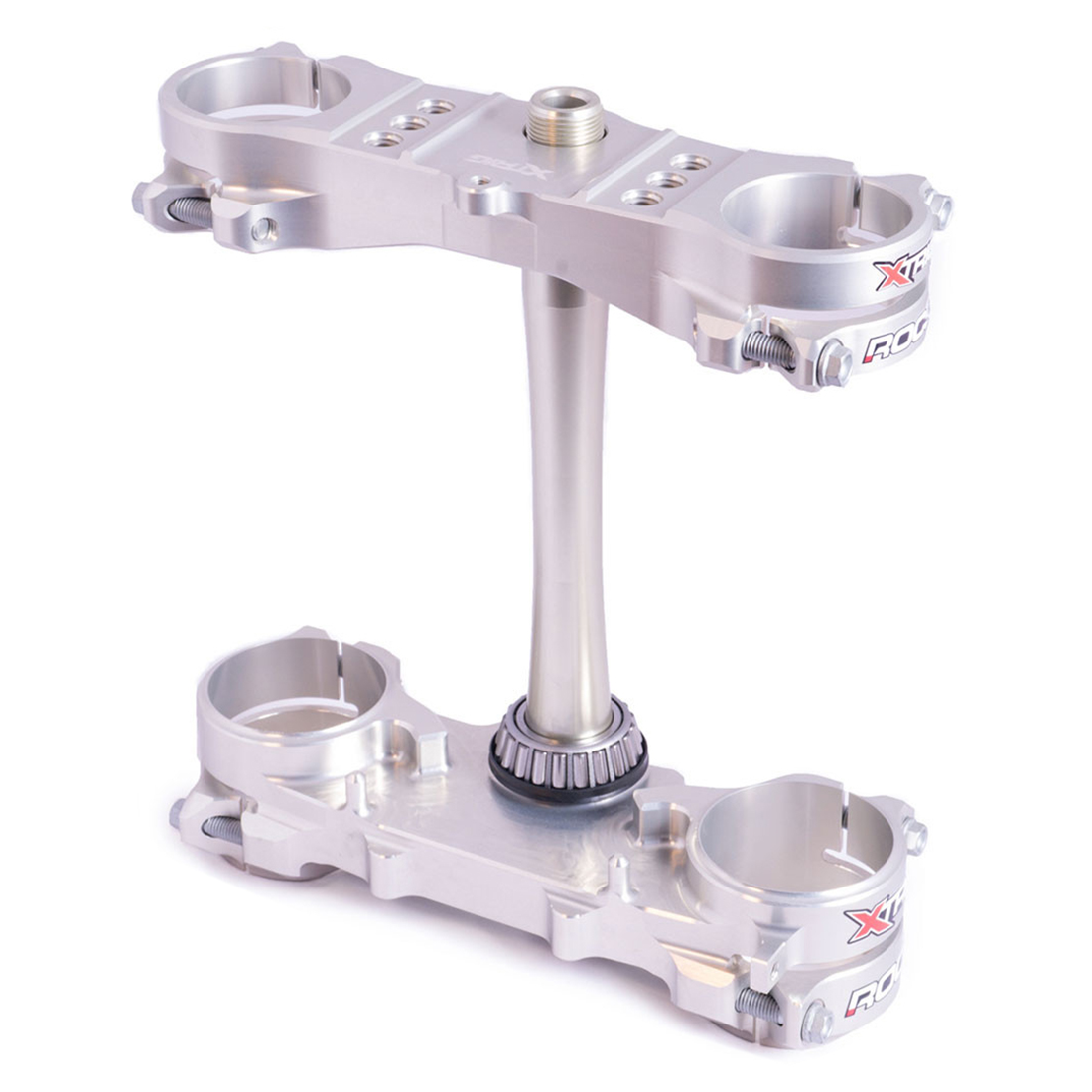 Suzuki RMZ250 2016–2018 RMZ450 2013–2017 XTRIG ROCS Tech Triple Clamp OS 21.5mm - Silver