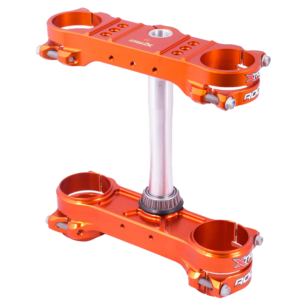 KTM SX50 2021–2022 Husqvarna TC50 2021–2022 XTRIG ROCS Tech Triple Clamp OS 22mm - Orange