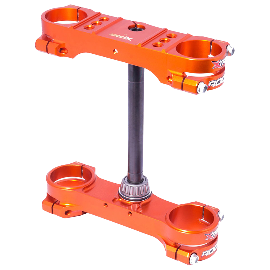 KTM SX65 2021–2022 Husqvarna TC65 2021–2022 XTRIG ROCS Tech Triple Clamp OS 22mm - Orange
