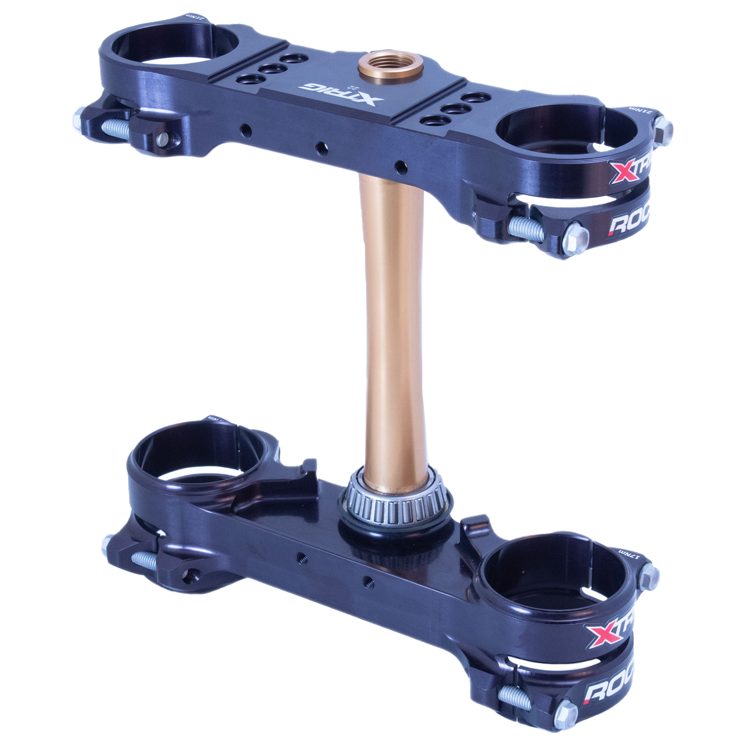 Fantic TF250-X 2024–2025 XTRIG ROCS Tech Triple Clamp OS 22mm - Black
