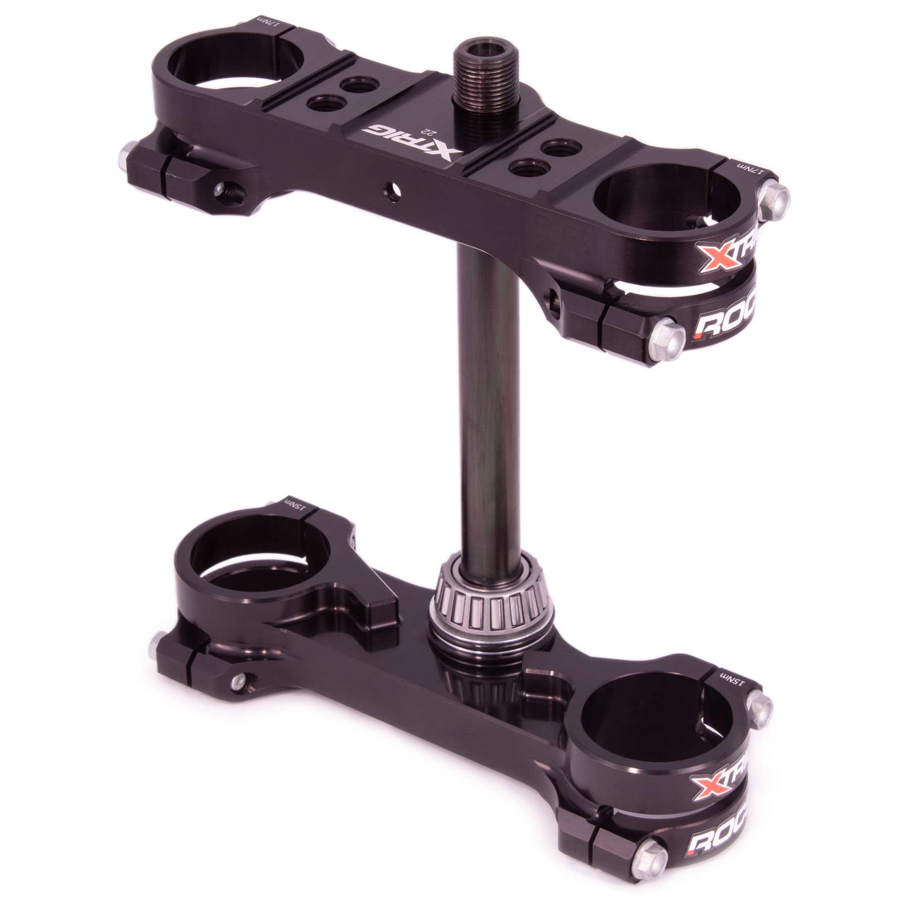 KTM SX65 2024–2025 Husqvarna TC65 2024–2025 XTRIG ROCS Tech Triple Clamp OS 22mm - Black