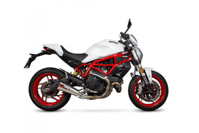 Ducati Monster 797 (2017–2020) Scorpion Exhaust Serket Slip-On – Brushed Stainless
