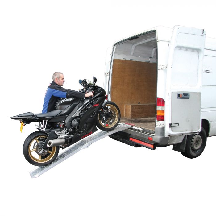 BikeTek Aluminium Folding Loading Ramp 340kg 2170 x 230mm