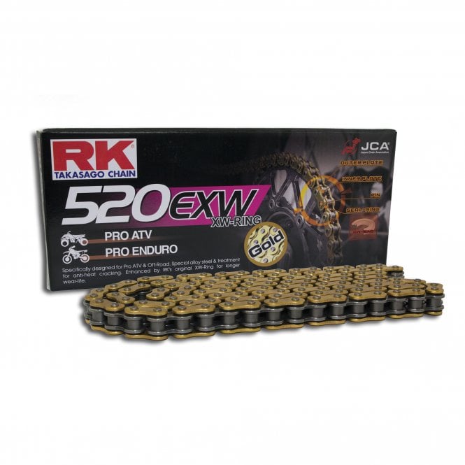 RK GB520EXW-100/130 Gold XW-Ring Chain