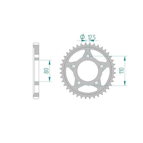 RK-B6600-40 Rear Sprocket JTR1334