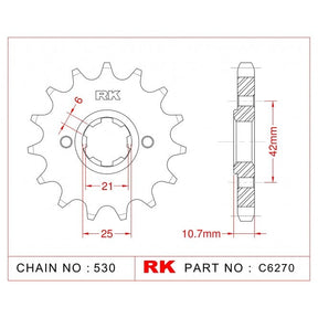 RK Standard Kit Honda CBX550FC / F2C 82 - 85