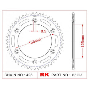 RK Standard Kit Honda XR125L 03-09