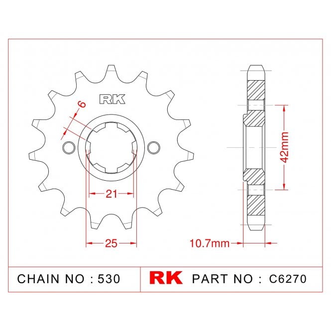 RK Standard Kit Honda CB650 SC Night Hawk 80-81
