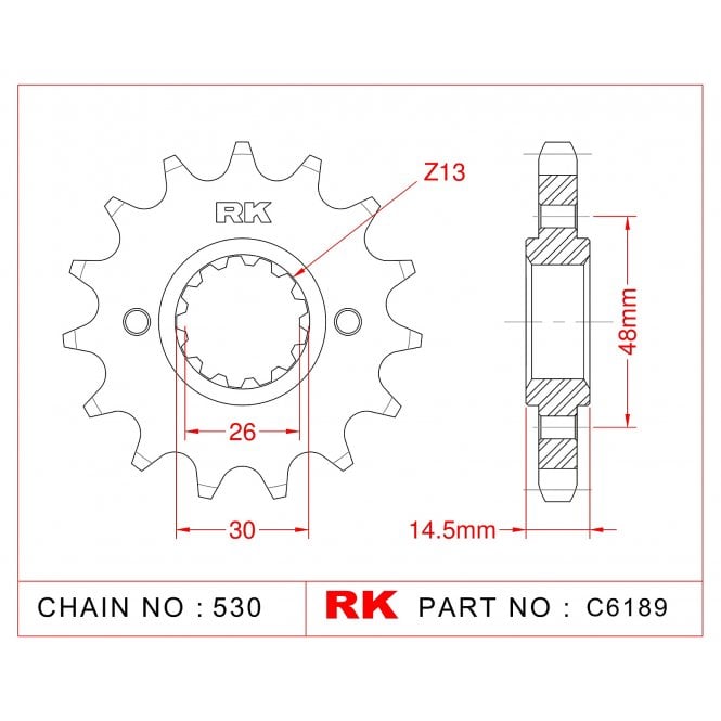RK Standard Kit Honda CB1100 RC / RD (SC08) 82-83