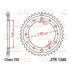 RK Standard Kit Honda CB1000 R / RA-8 / 9 / A / B / C / D / E / F / G / ABS SC60A/C 08-16