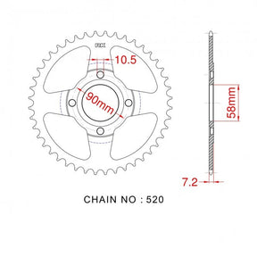 RK Standard Kit Honda CB Two-Fifty N - W Nighthawk 92 - 03