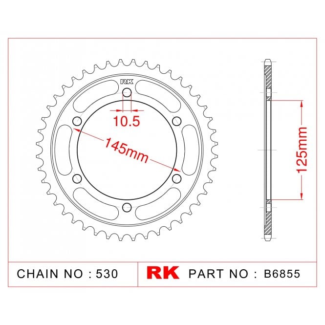 RK Standard Kit Yamaha FZX750 86-97