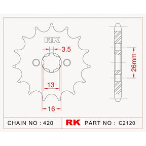 RK Standard Kit Yamaha RD50MX 79-87