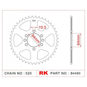 RK Standard Kit Suzuki RV200 VAN VAN 16-19