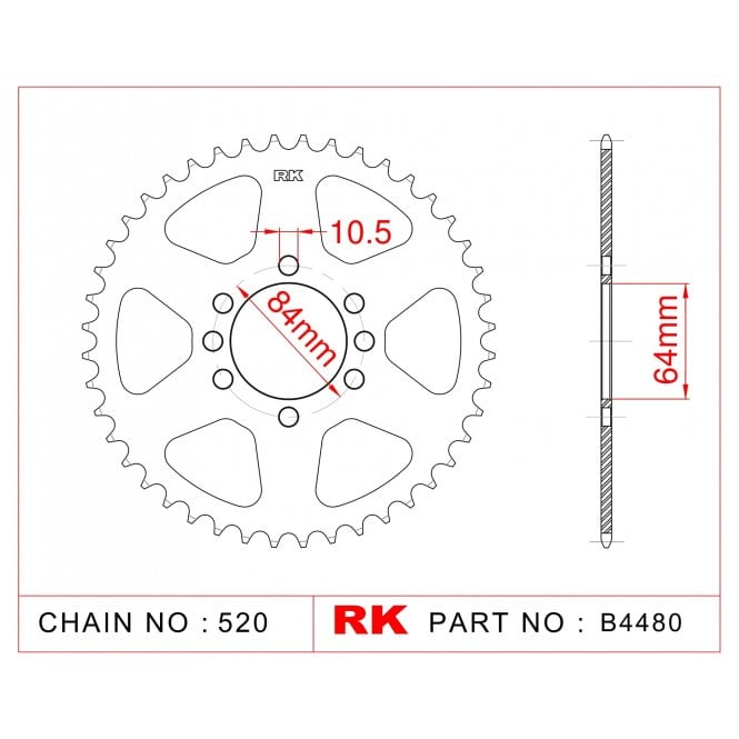 RK Standard Kit Suzuki RV200 VAN VAN 16-19