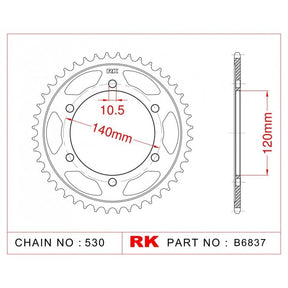 RK Standard Kit Suzuki VL250 Intruder 00-04
