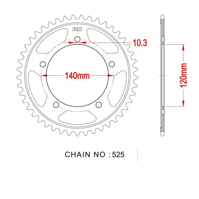 RK Standard Kit Suzuki GSR600 K6 - L0 06-10