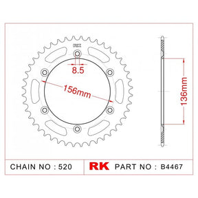 RK Standard Kit Suzuki DR400 ST/SV/SX/SZ 79-82