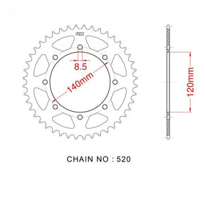 RK Standard Kit Kawasaki BJ250 A1 - 3 / C2 95-00