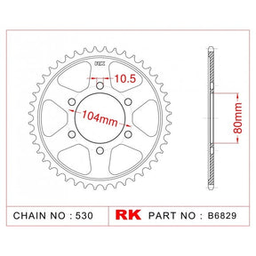 RK Standard Kit Kawasaki ZX-9R (ZX900 C1-C2 / E1-E2) Ninja 98-01