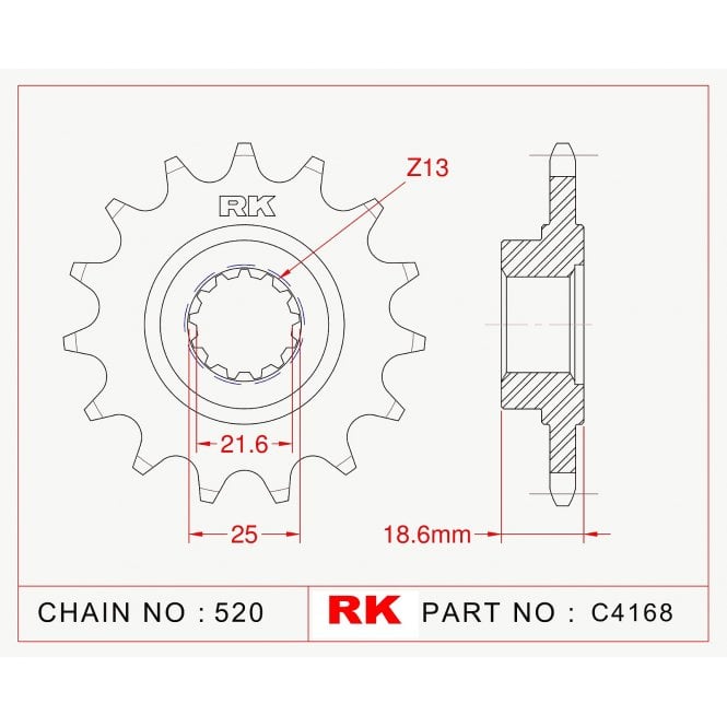 RK Standard Kit Kawasaki Z750 04-12