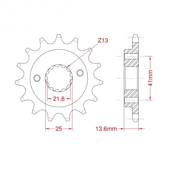 RK Standard Kit Kawasaki ZX-6RR (ZX600 N1 / N6F) Ninja 05 - 06