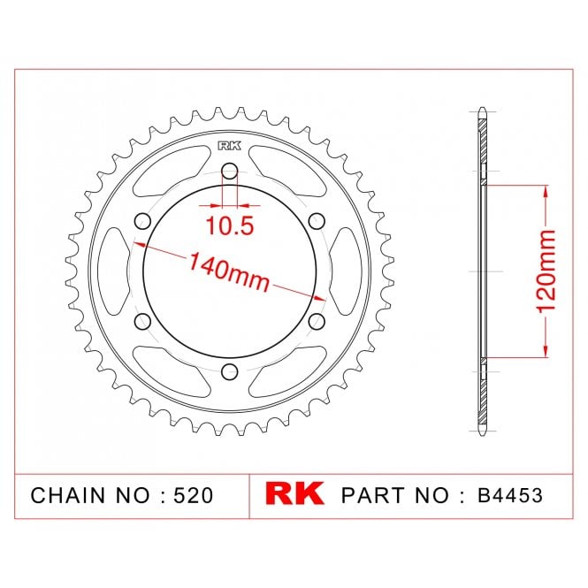 RK Standard Kit Kawasaki W800 & Special Edition 11-16