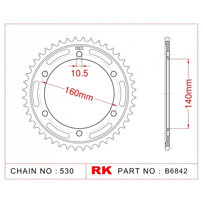 RK Standard Kit Kawasaki GPZ900 R A1-A6 (ZX900A) Ninja 84-89