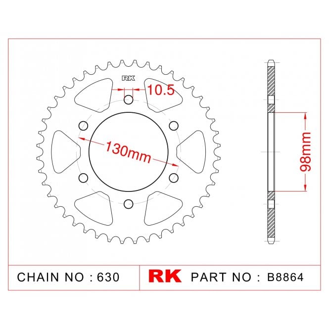 RK Standard Kit Kawasaki Z1000 J1 - 3 / R2 81-82