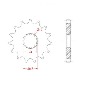 RK Standard Kit Kawasaki GPZ750 R (ZX750 G2-G3) 85-88
