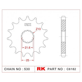 RK Standard Kit Kawasaki GPX750 R (ZX750F1-F3) 86-88