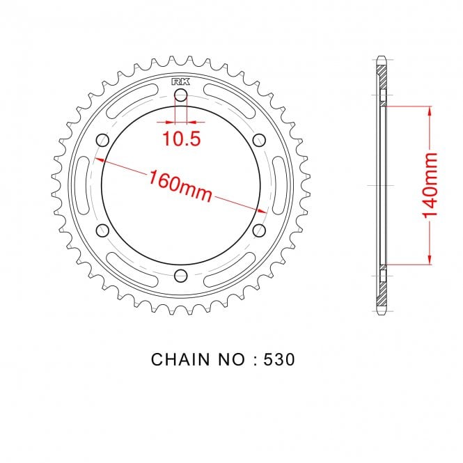 RK Standard Kit Kawasaki GPZ900 R A7-A13 (ZX900A) Ninja 90-96