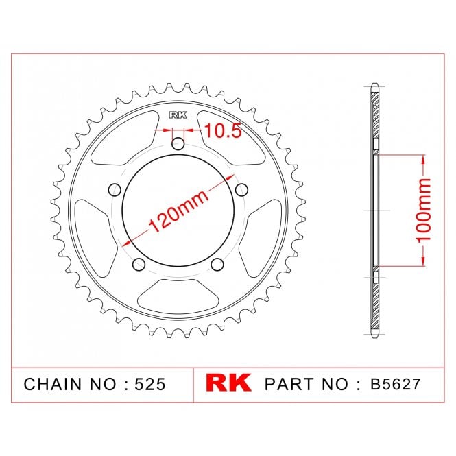 RK Standard Kit Aprilia Tuono 1000 02-05