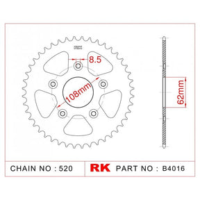 RK Standard Kit Aprilia RS125 / R Replica 94-04