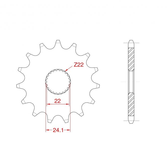 RK Standard Kit Aprilia 125 Taureg Wind 90-92