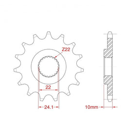 RK Standard Kit BMW F650 X CS Dakar 12