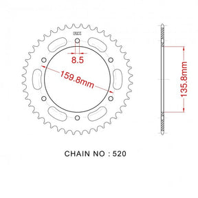 RK Standard Kit BMW F650 94-97 / 650ST 96-00