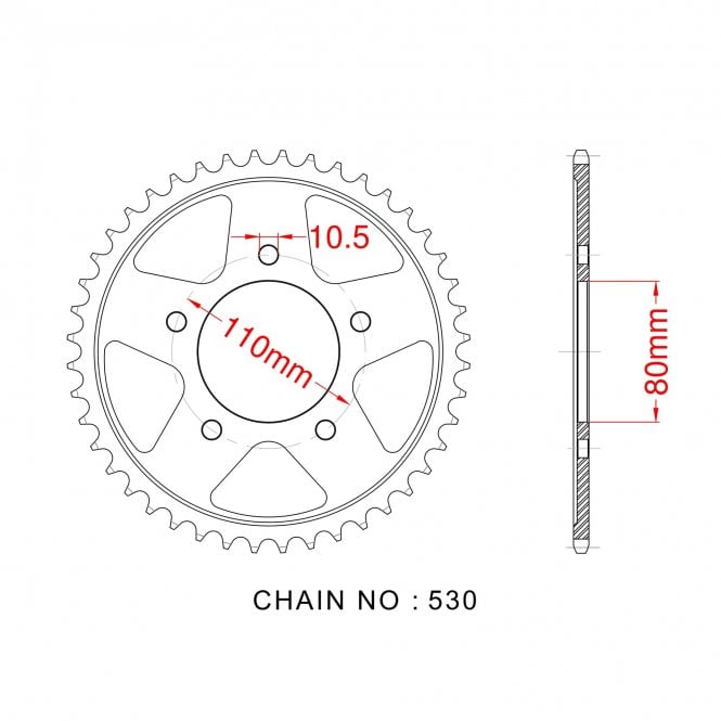 RK Standard Kit Triumph 750 TRIDENT 91-97