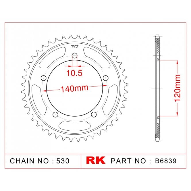RK Standard Kit Triumph 955 Sprint RS RS conventional Swingarm 00-04
