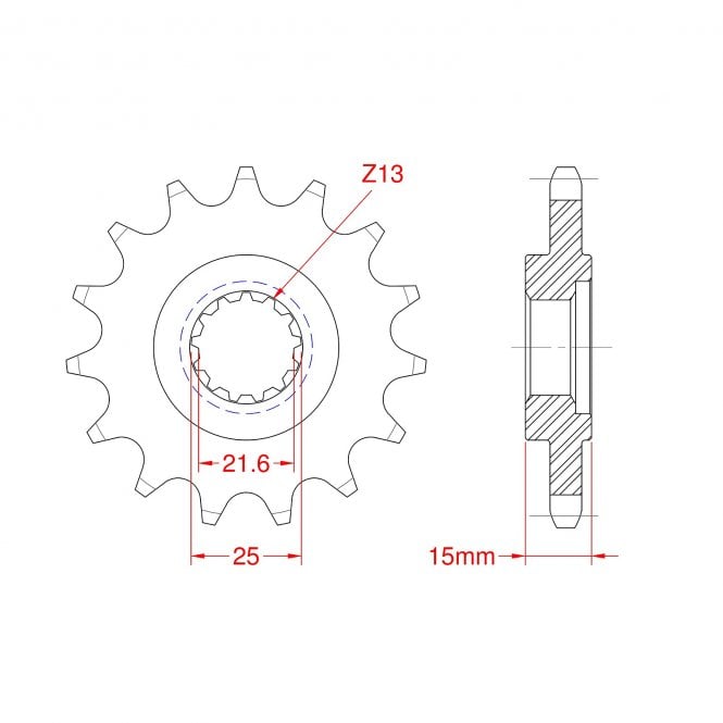 RK Standard Kit Triumph 600 Speed FOUR 03-05