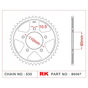 RK Standard Kit Triumph 955 Tiger 01-04