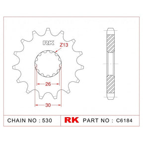 RK Standard Kit Triumph 955 Sprint RS/ST SINGLE SIDE Swingarm 99 - 04
