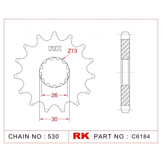 RK Standard Kit Triumph 955 Tiger 05-06