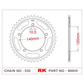 RK Standard Kit Triumph 1050 Tiger/SE 07-14