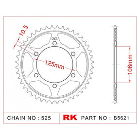 RK Standard Kit Triumph 800 Tiger 11-17